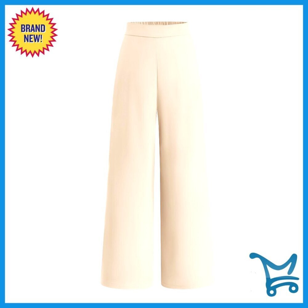 High Waisted Wide Leg Pants Business Casual Office Palazzo Trousers